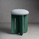 Ottoman B שרפרף ירוק אורג