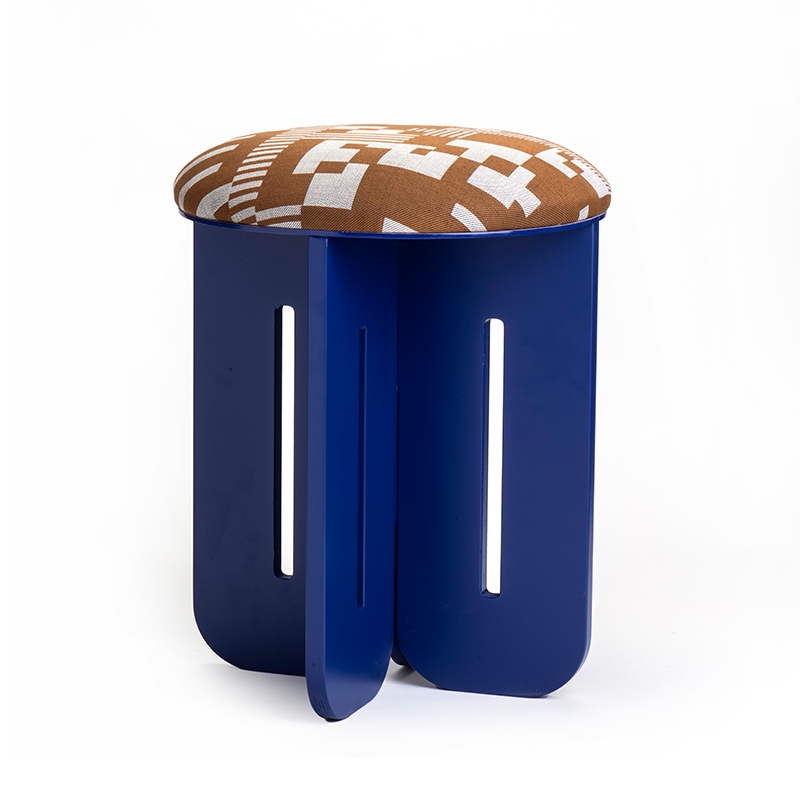 Ottoman B שרפרף כחול